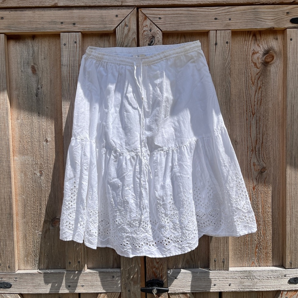 Studio West White Midi skirt